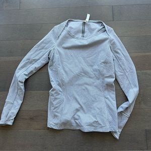 LULULEMON heatheringbone long sleeve size 10